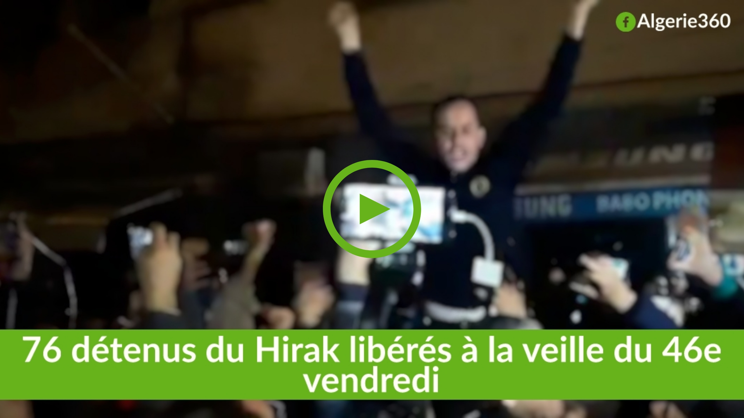 76 détenus du Hirak libérés à la veille du 46e vendredi