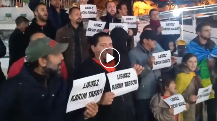 Rassemblement de soutien aux détenus du Hirak à Béjaïa