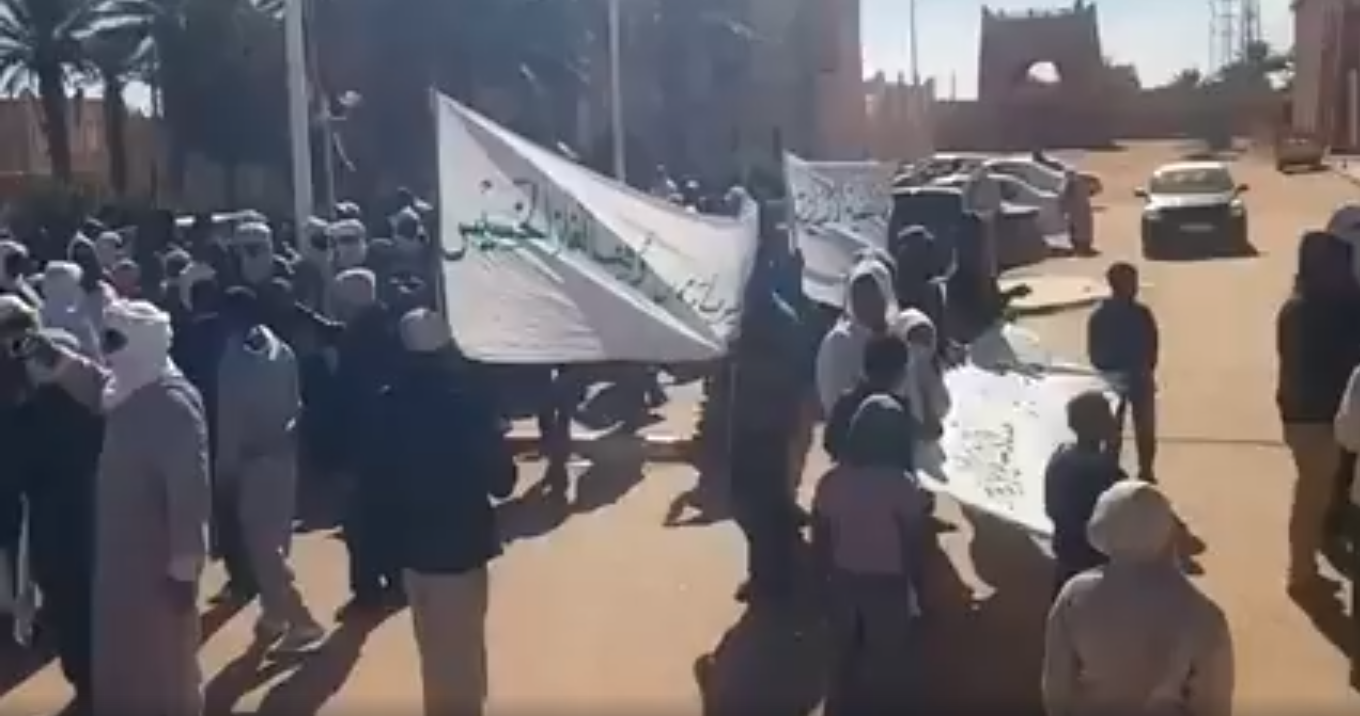 ? Vidéo | Manifestation à In Salah contre l’extraction de gaz de schiste (Actualisé)
