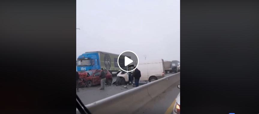 ? Vidéo | Carambolage d’une vingtaine de véhicules sur l’autoroute Est-Ouest au niveau de Bordj Bou Arreridj