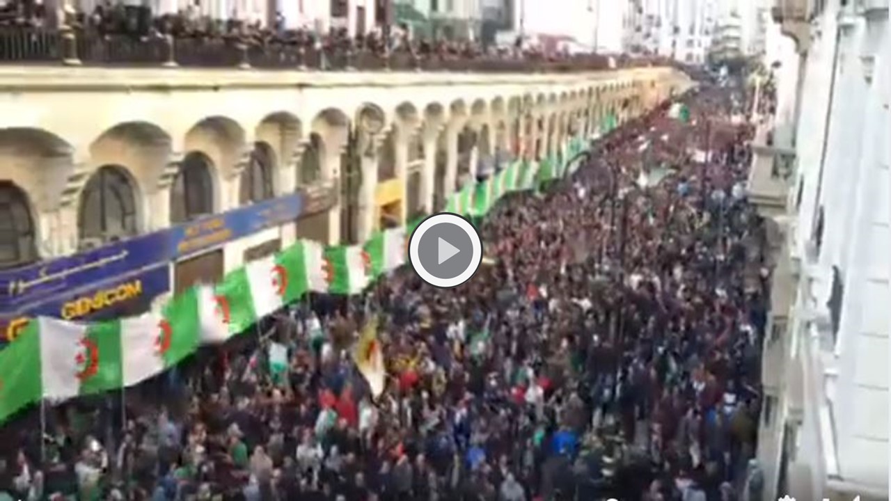 ? Vidéo |Impressionnante mobilisation populaire à Alger