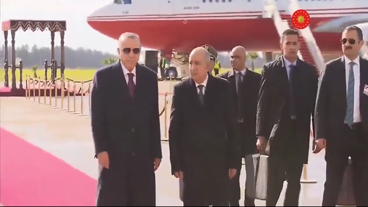 Recep Tayyip Erdogan entame sa visite à Alger