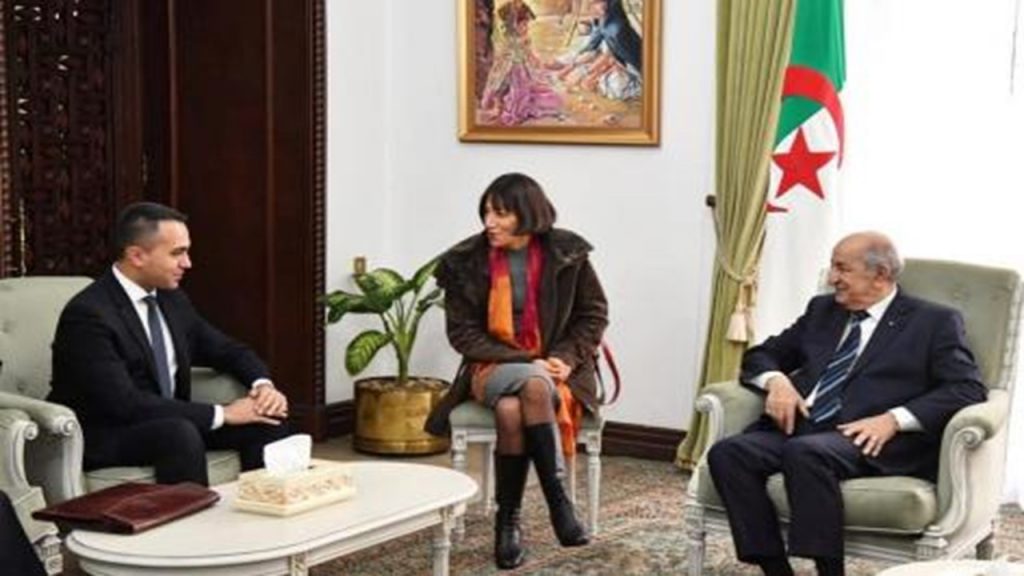 Le ministre italien des Affaires étrangères reçu par Tebboune