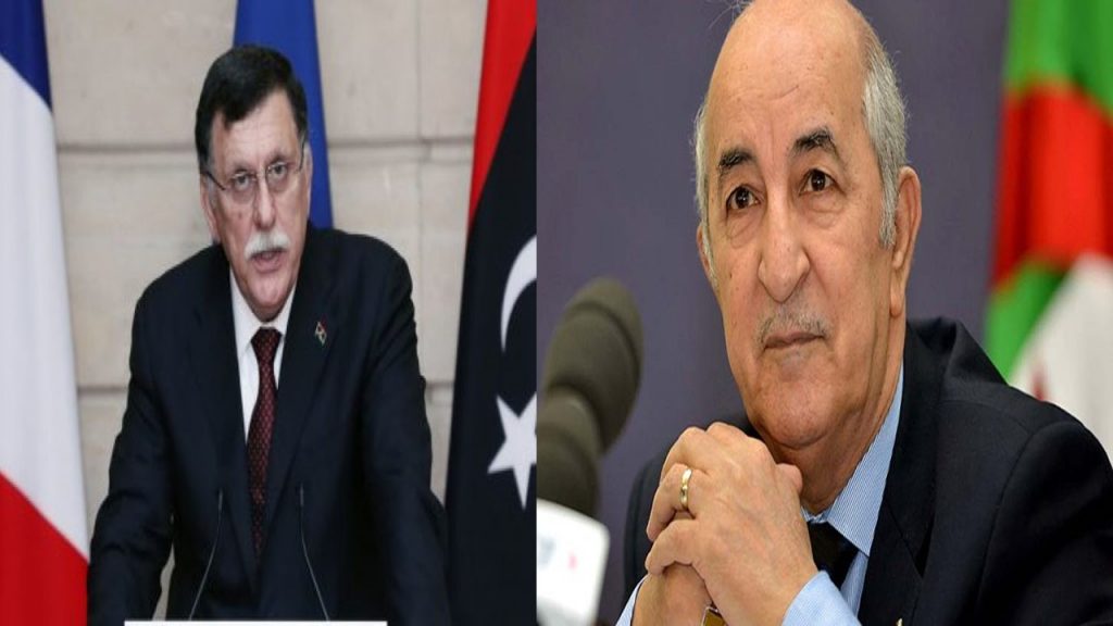 Le chef du GNA Fayez El-Serraj en visite à Alger