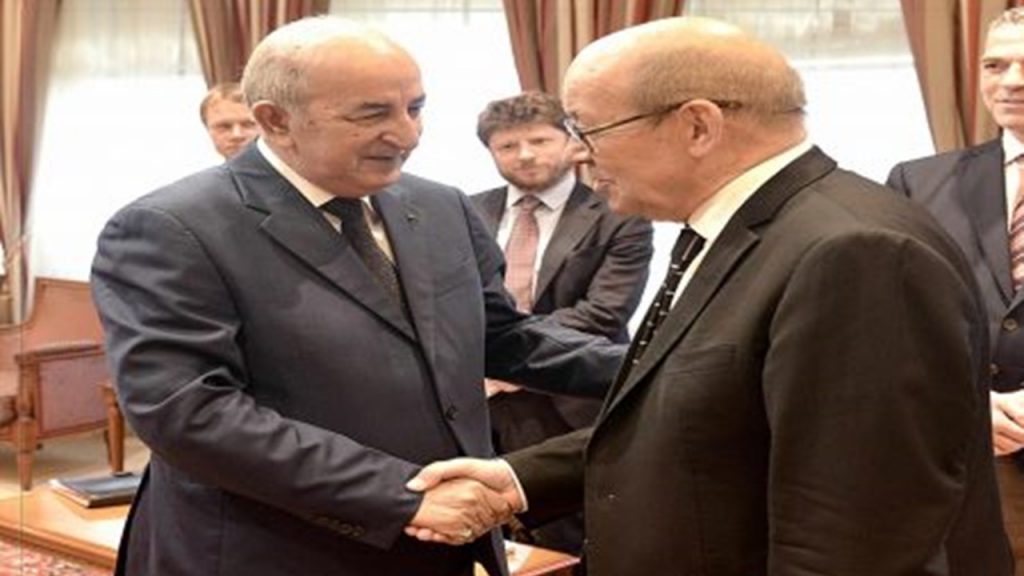 Le Président de la République reçoit le ministre français des Affaires étrangères