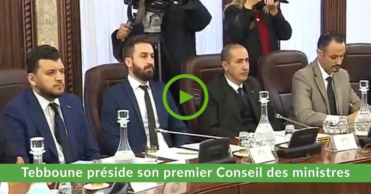 ?Vidéo | Tebboune préside son premier Conseil des ministres