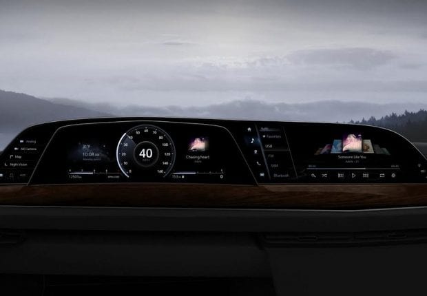 Le premier cockpit P-Oled de véhicule au monde de LG fait ses débuts dans la nouvelle escalade Cadillac 202