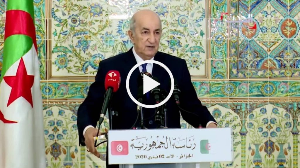 Tebboune : « Nous avons décidé de déposer 150 millions de dollars à la Banque centrale tunisienne »