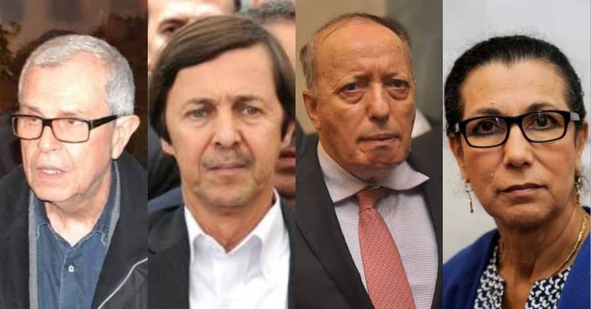 Le procès en appel de Saïd Bouteflika, Toufik, Tartag et Louisa Hanoune s’ouvrira demain