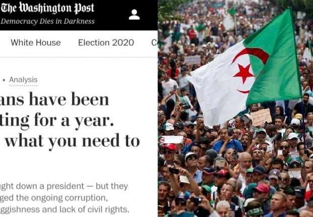 Washington Post : « le régime algérien a survécu au Hirak en utilisant des tactiques de division »