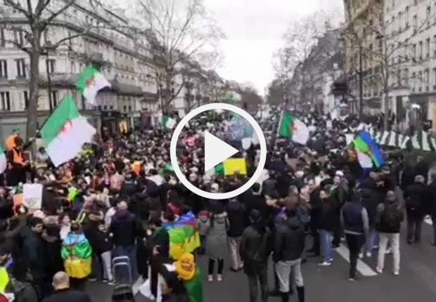 Anniversaire du Hirak : Impressionnante mobilisation des algériens à Paris