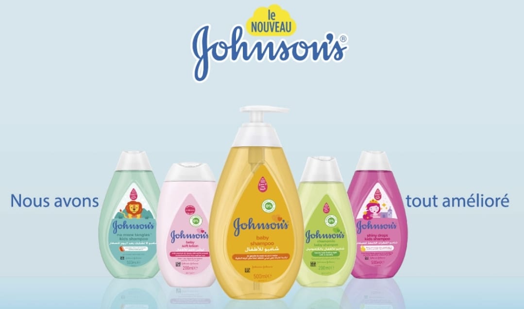 Johnson’s réinvente la douceur avec des produits nouvelle formule sans parabènes, sans colorants,sansphtalates ni sulfates