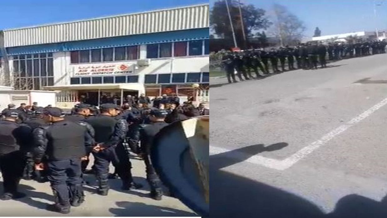 Air Algérie : des forces anti-émeute déployées pour évacuer le PNC gréviste