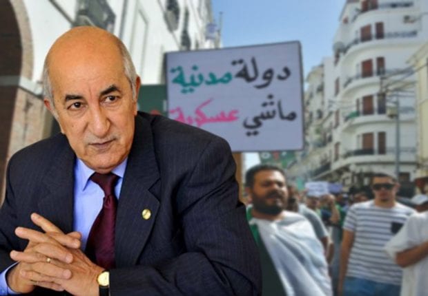 Tebboune s’exprime sur le slogan du Hirak, « Un État civil, non militaire »