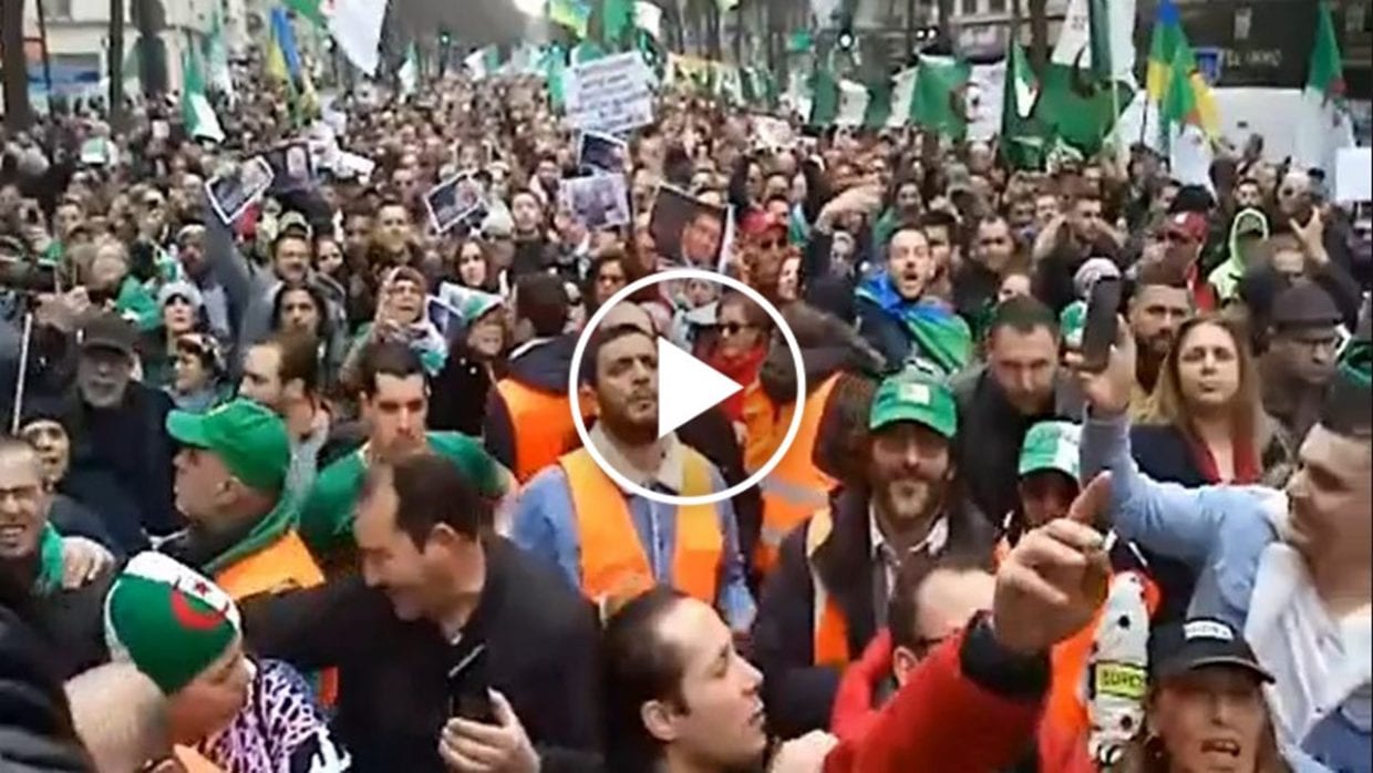 Vidéo | La diaspora algérienne en France au rendez-vous du 1er anniversaire du Hirak