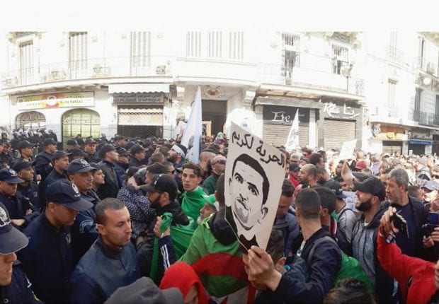 1e anniversaire du Hirak à Alger : les manifestants empêchés de marcher vers El Mouradia