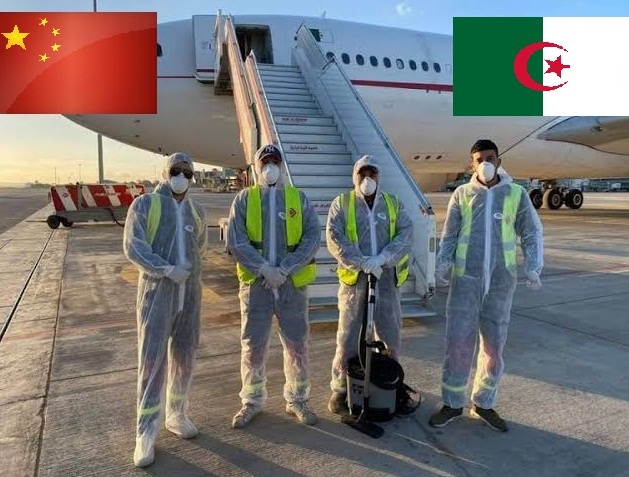 L’Algérie envoi des dons à la Chine