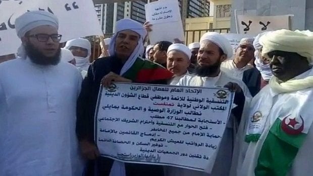 Sit-in des imams à Alger