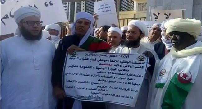 Sit-in des imams à Alger