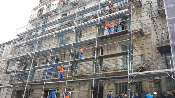Alger centre : Les travaux de réhabilitation ont atteint 50 % dans la rue Tanger