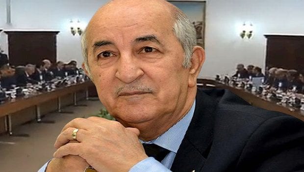 Tebboune présidera aujourd’hui un Conseil des ministres