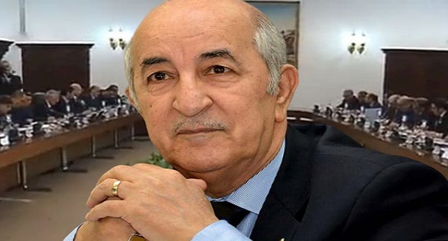Tebboune présidera aujourd’hui un Conseil des ministres