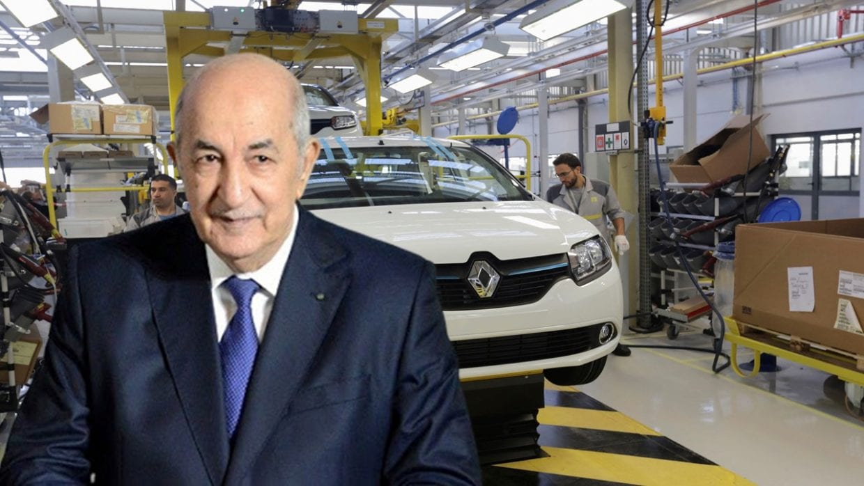 Tebboune critique Renault, et l’importation des kits d’assemblage