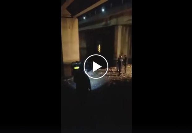 Vidéo | Chute d&rsquo;un véhicule dans l’oued El-Harrach