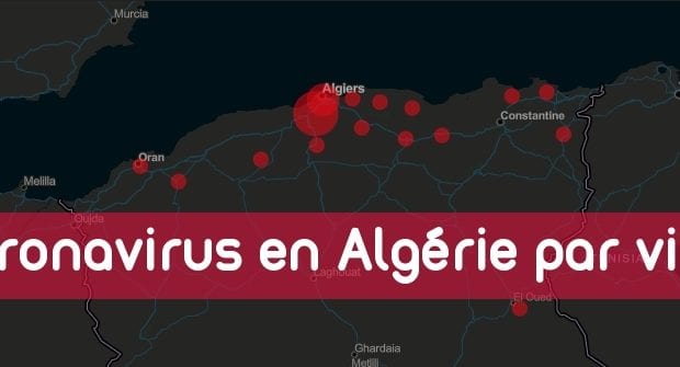 Coronavirus en Algérie : bilan des cas confirmés par wilaya, 21 mars 2020