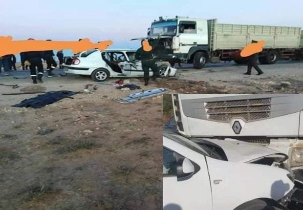 Cinq morts dans un grave accident de circulation à El Bayadh