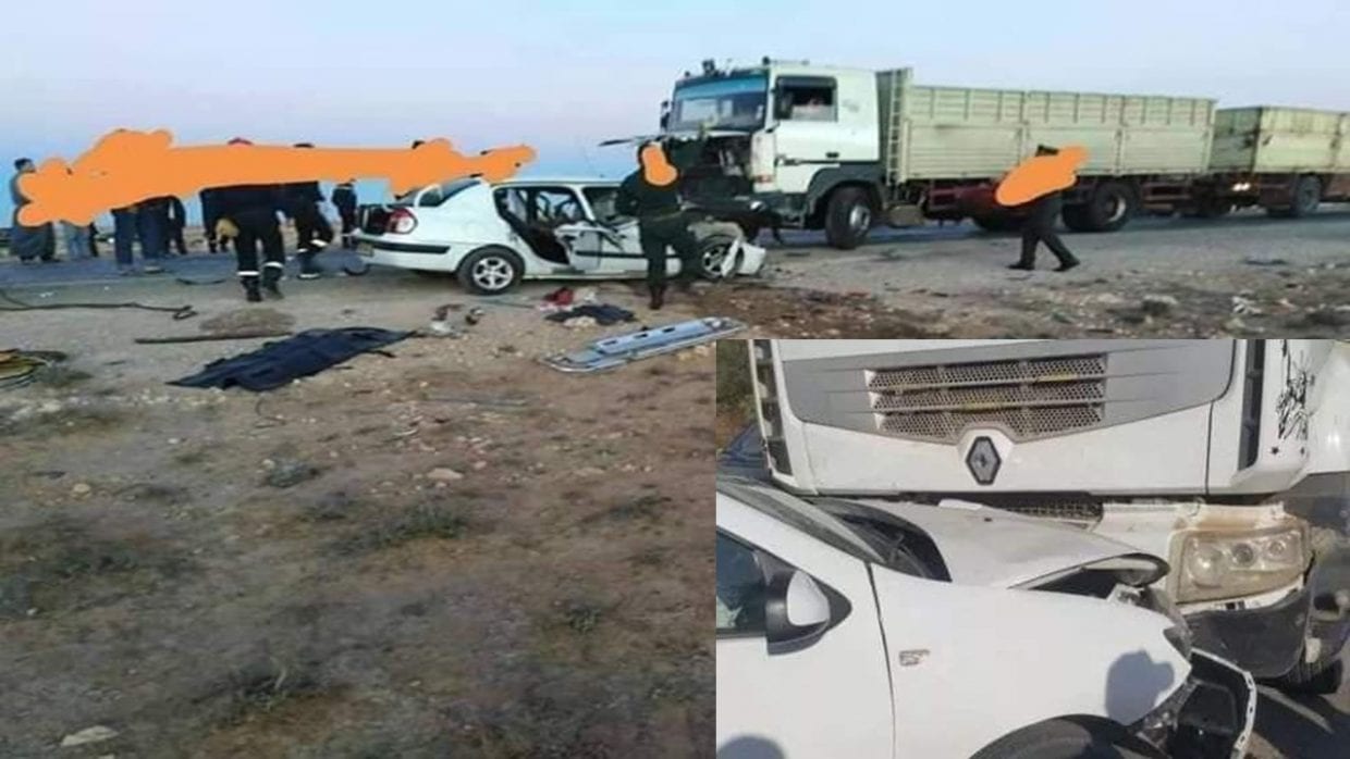 Cinq morts dans un grave accident de circulation à El Bayadh