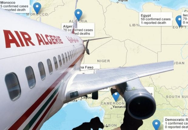 Coronavirus en Algérie : Suspension des vols de/vers plusieurs pays africains