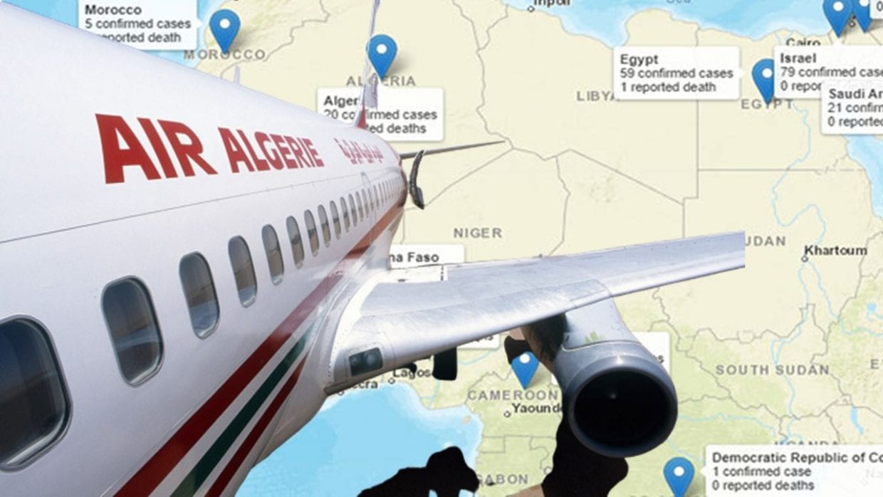 Coronavirus en Algérie : Suspension des vols de/vers plusieurs pays africains