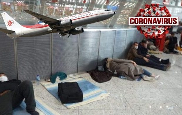 Coronavirus en Algérie : Plus de 200 algériens bloqués à l’aéroport d’Istanbul