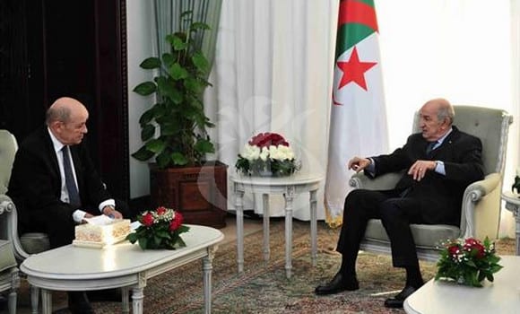 Tebboune reçoit le ministre français de l&rsquo;Europe et des Affaires étrangères