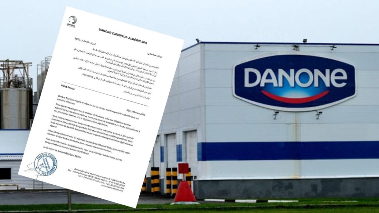 Danone dément « les allégations » portées à son encontre