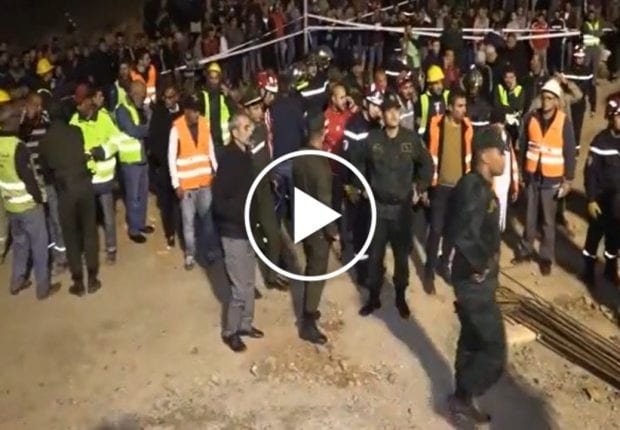 Deux morts lors d’un effondrement dans un chantier de COSIDER (Vidéo)