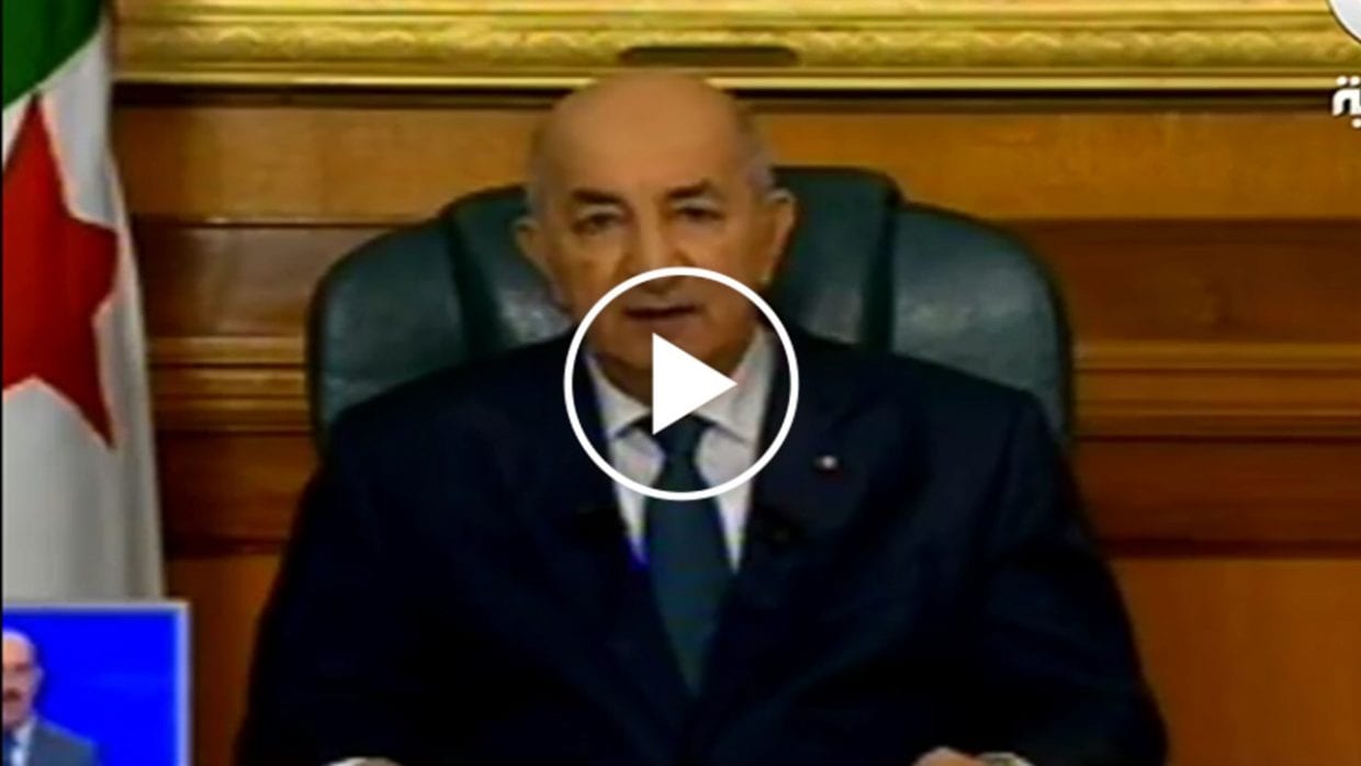 Coronavirus en Algérie : l’essentiel du discours de Tebboune (Vidéo)