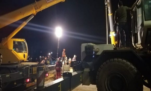 Dégagement des corps des deux travailleurs ensevelis lors d’un effondrement dans un chantier de COSIDER