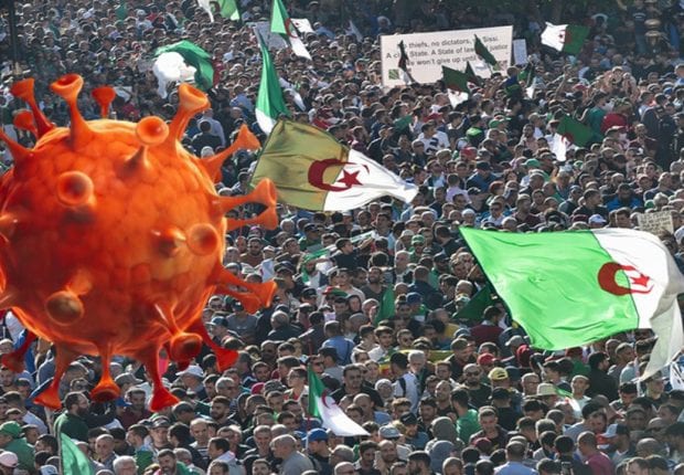 Coronavirus en Algérie : les appels à la suspension « temporaire » du Hirak se multiplient
