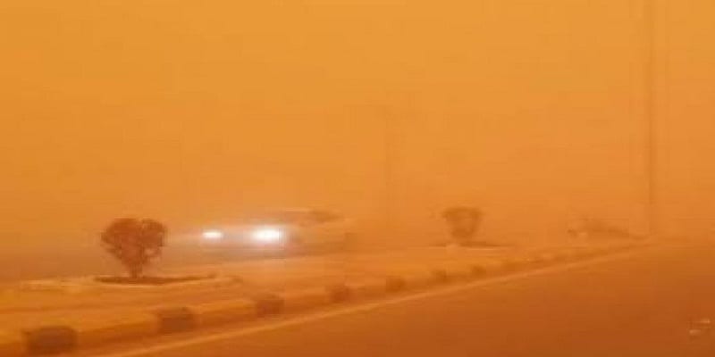Météo : Vents forts et soulèvements de sable dans des wilayas du sud
