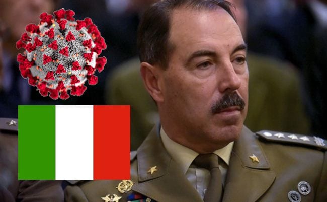 Coronavirus : Le chef d’état-major de l’armée italienne testé positif
