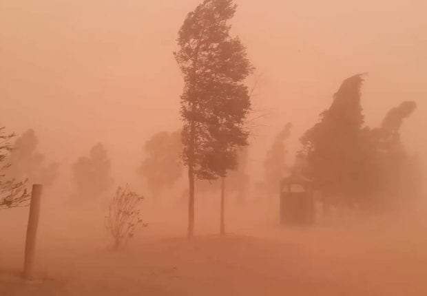 BMS : Vents forts et soulèvements de sable sur plusieurs wilayas du sud