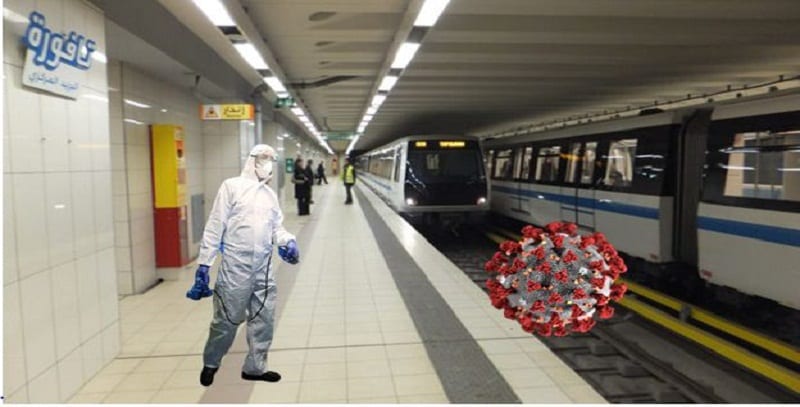 Coronavirus en Algérie : Les mesures de prévention du Métro d’Alger et RATP El Djazair