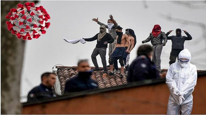 Coronavirus : Émeutes en Italie, des prisonniers s’évadent des prisons