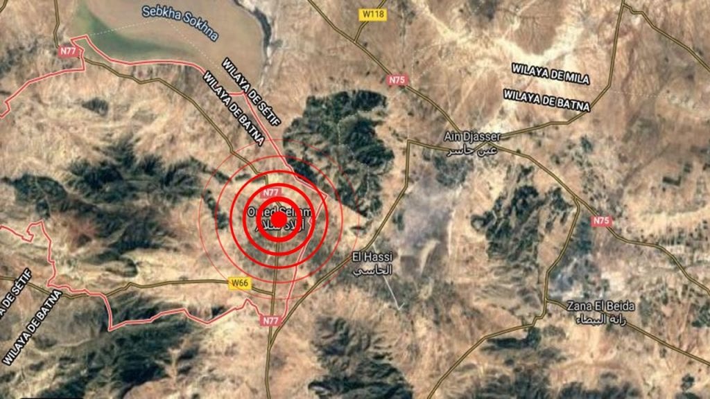 Batna : une réplique à quelques minutes de la première secousse