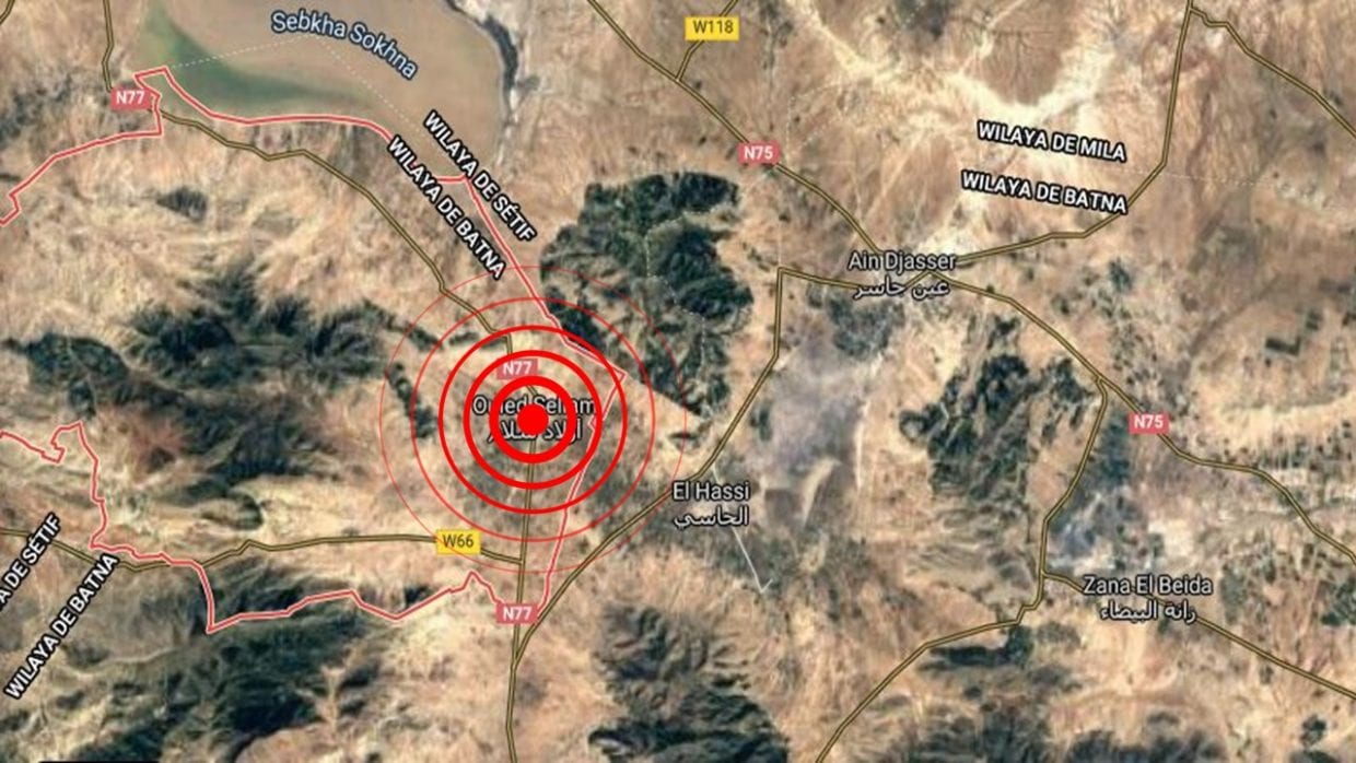 Batna : une réplique à quelques minutes de la première secousse