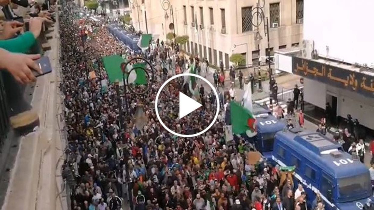 56e vendredi du Hirak à Alger : La rue Asselah Hocine fourmille de manifestants (Vidéo)