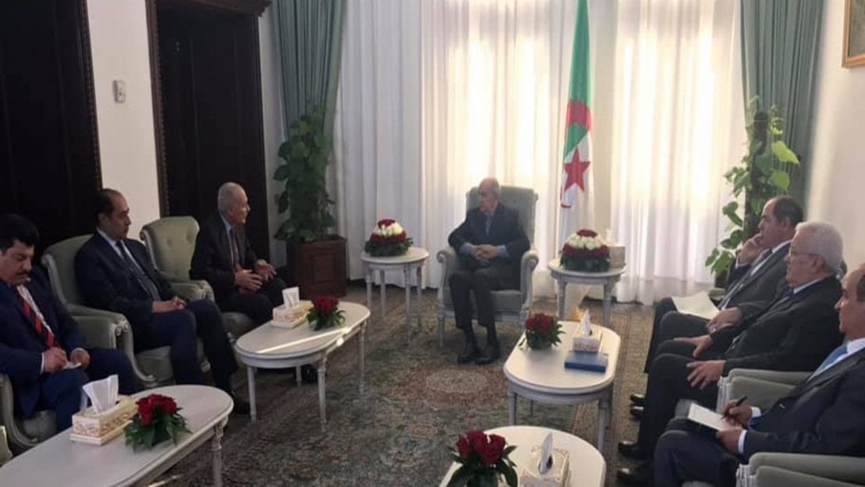 Tebboune reçoit le Secrétaire général de la Ligue Arabe