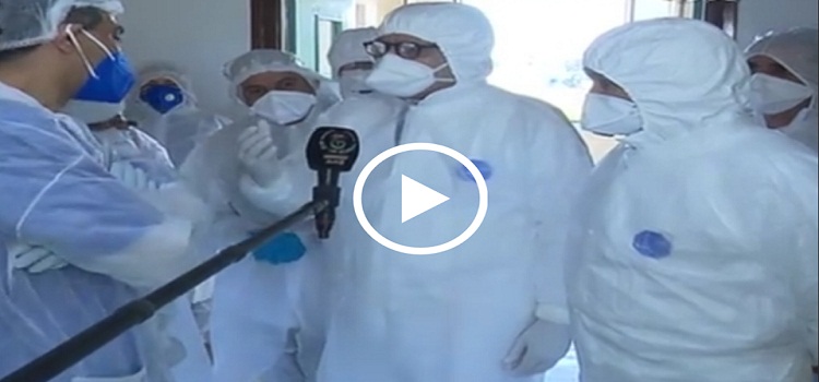 Coronavirus en Algérie : Djerad salue le courage des professionnels de santé (Vidéo)